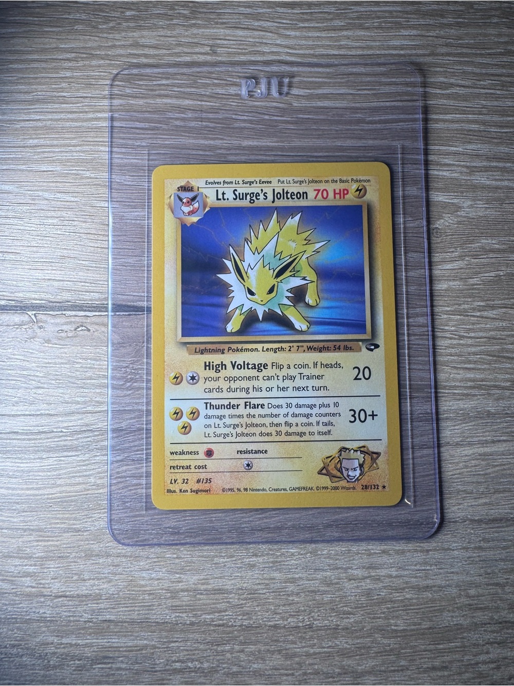 Lt. Surge's Jolteon #28/Pokemon Gym Challenge